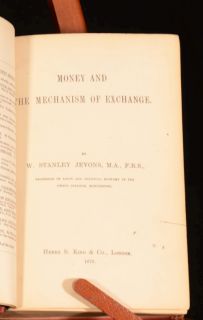  edition Money and the Mechanism of Exchange by W. Stanley Jevons M A