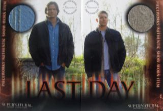 Supernatural Series 3 PW13A PW13B Jenson Jared Costume Card New RARE
