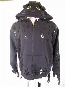 Adidas Jeremy Scott Leopard Hoodie Fleece Jacket RARE M