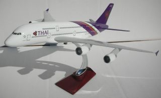 THAI AIRWAYS 1 125 AIRBUS A380 DESK TOP DISPLAY TRAVEL AGENCY JET