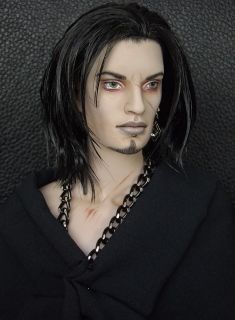 Shade Jeremy Voss Tonner Goth Character Repaint by Sands of Fire Dolls