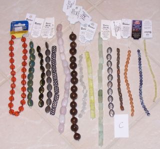 Jewelry Making Supplies 15 Beads All Shapes Colors Sizes