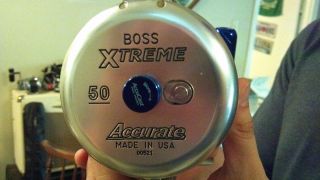  BX2 50 Fishing Reel with Jerry Brown Hollow Core Spectra