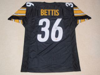 JEROME BETTIS SIGNED PITTSBURGH STEELERS JERSEY PSA DNA AUTHENTICATED
