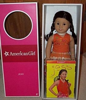 American Girl Jess Doll Book New Retired No X