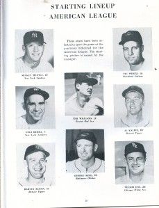 3014. 1957 Baseball All Star Game Program at Busch Stadium, St. Louis