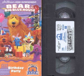 Bear Big Blue House Happy Birthday V 1 7 VHS