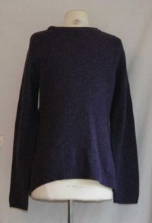 Anthropologie Moth Purple Wool Cardigan Sweater Large L