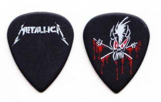 Metallica James Hetfield Scary Guy Black Guitar Pick 2012 Tour