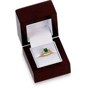 Cherrywood Single Ring Jewelry Gift New Box Engagement