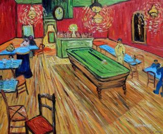  in Bar Saloon Tavern Restaurant Van Gogh Repro Oil Painting