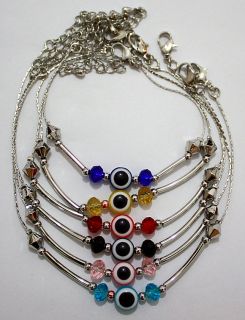 Assorted Lucky Eye Jewelry Bracelets with Easily Adjustable