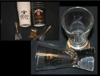 New Jim Beam Bar Set Shot Glasses Cups Coasters