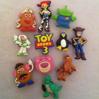 Shoe Charms Fit Crocs Jibbitz Lot Set of 11 Toy Story