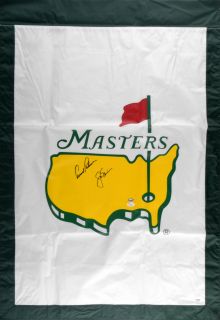 Arnold Palmer Jack Nicklaus Signed Golf Flag JSA LOA PSA DNA Certified