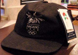 Vtg NAGANO1998 Joc Naoc Official Olympic Hat Cap New