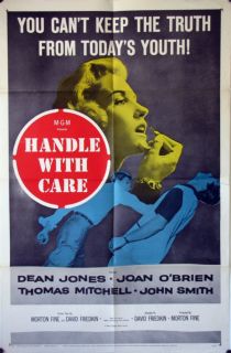 346 Handle with Care 1958 Movie Poster Dean Jones 1sh
