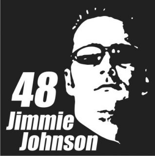Jimmy Johnson 48 NASCAR Vinyl Decal Sticker