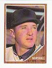 1962 Topps #337 JIM MARSHALL Card SIGNED New York Mets Baseball
