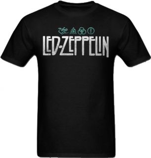  Shirt LED Zeppelin Rock Hard Pop 70s Jimmy Page Men Women