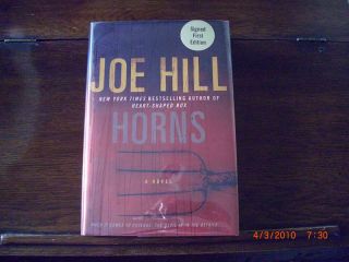 Horns by Joe Hill Signed Doodled 1st 1st 0061945668