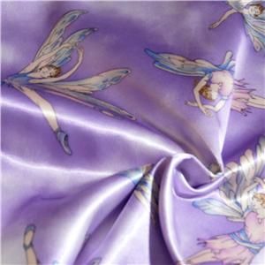 Joanns Fabric Polyester Shimmering Fairies on Pale Purple 1 Yard