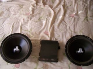 JL Audio 12W1 8 Subwoofers with Amp