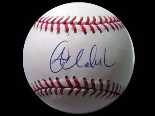 JOBA CHAMBERLAIN SIGNED AUTOGRAPHED BASEBALL NEW YORK YANKEES MLB PSA