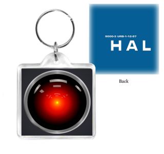 Hal 9000 2001 Space Odyssey Jobs Necklace Keychain Keyring