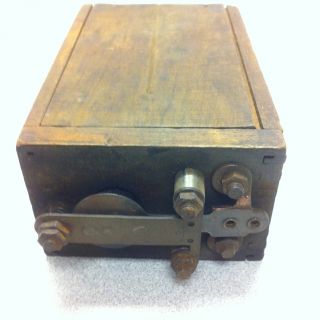   Ford Model T Era Wooden Coil Box Ignition Buzz with Ford Script