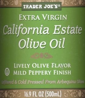 Trader Joes California Estate Olive Oil Best Value from Consumer