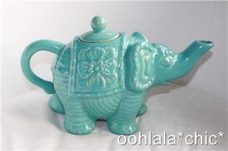 Calypso St Barth for Target Elephant Teapot Blue