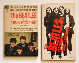   Beatles in A Hard Days Night John Burke Paperback 1st Ed 64 2nd book