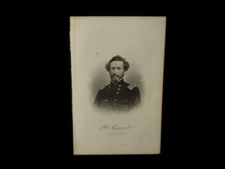 Civil War Engraving General Fremont