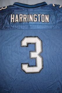 Detroit Lions Joey Harrington #3 Reebok NFL Blue Football Jersey Youth