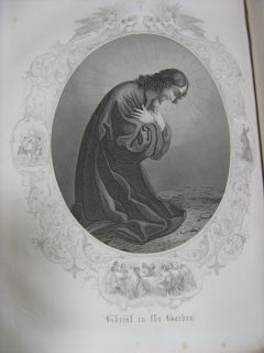  Holy Catholic Bible Douay Rheims Johnson Fry Leather 1844