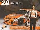 2012 Autographed Joey Logano  Racing Postcard
