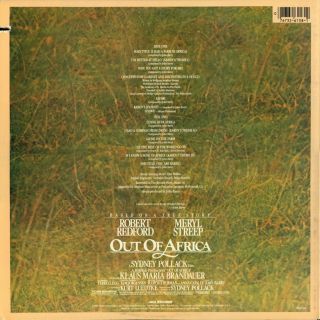 LP OST   Robert Redford / Meryl Streep OUT OF AFRICA   John Barry   NM