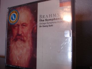 Brahms The Symphonies 4 CD SEALED Set Chicago Symphony Orchestra