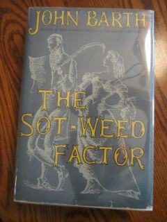 John Barth – The Sot Weed Factor   Signed First 1st Edition Hardcopy