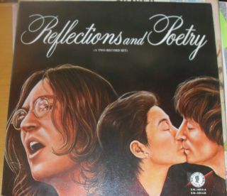 John Lennon Reflections and Poetry Vinyl Wax Record Album LP Beatles