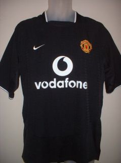 Manchester United Cantona 7 Vintage Black Football Soccer Shirt