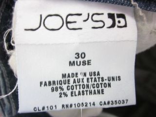 You are bidding on a pair of JOES Muse Bootcut Denim Jeans Pants Sz