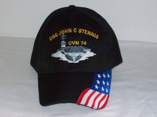US Navy CVN 74 USS John C STENNIS Military Ball Cap Hat