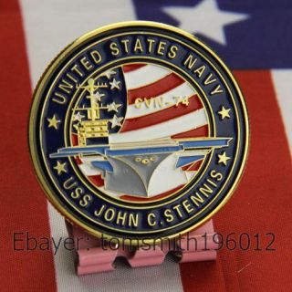 Navy USS John C STENNIS CVN 74 Military Challenge Coin 627