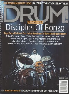 John Bonham Drum Magazine Bonzo Bonham Mint Condition LED Zeppelin