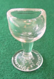 John Bull Eye Cup Patented 1917 Clear