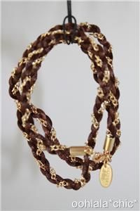 Calypso St Barth for Target Wrap Chain Bracelet Brown