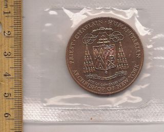 John Cardinal OConnor Bronze 3 inch Medal U s Mint SEALED Free SHIP