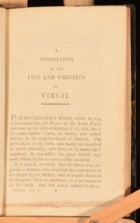 1807 4 Vol The Works of Virgil John Dryden Engraved Frontispieces